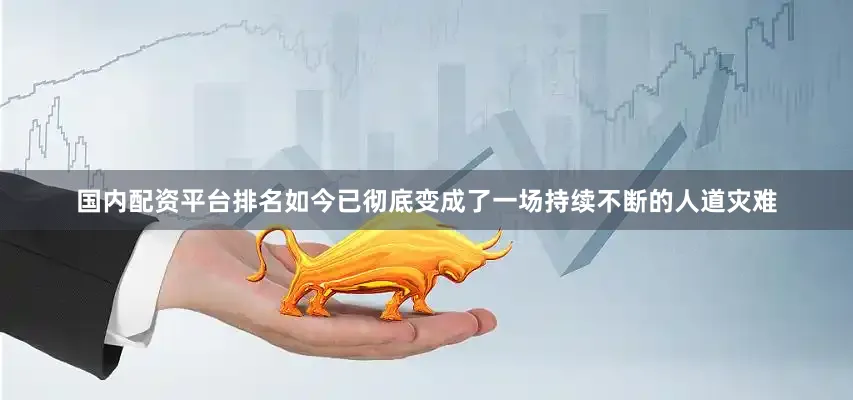 国内配资平台排名如今已彻底变成了一场持续不断的人道灾难